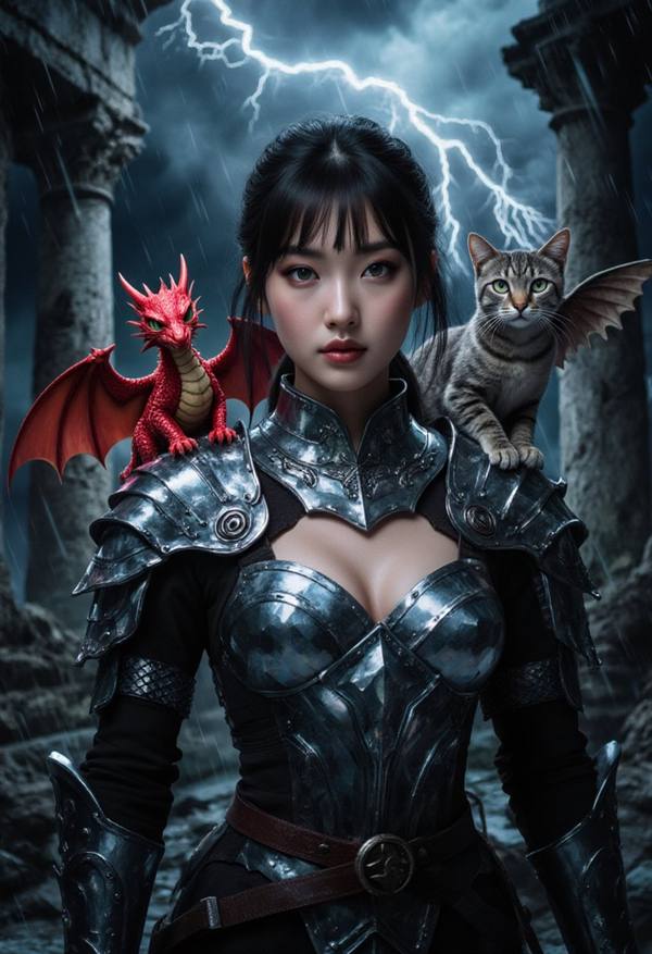 AI-generated image analyzed by PromptLens