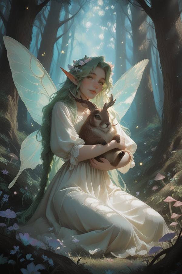 AI-generated image analyzed by PromptLens