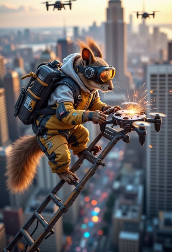 AI-generated image analyzed by PromptLens