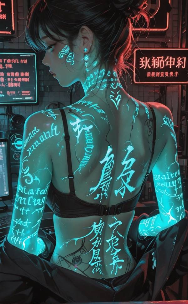 AI-generated image analyzed by PromptLens