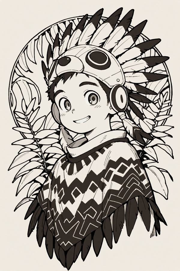 AI-generated image analyzed by PromptLens