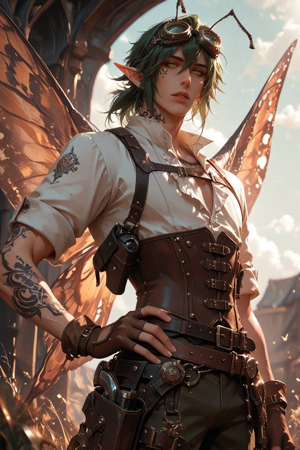 AI-generated image analyzed by PromptLens