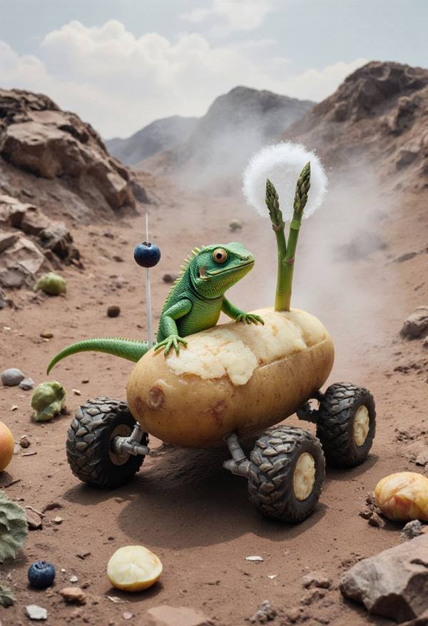 AI-generated image analyzed by PromptLens