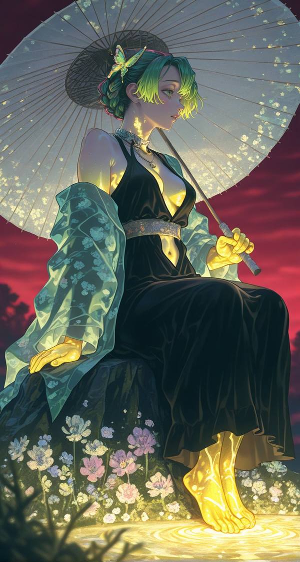 AI-generated image analyzed by PromptLens