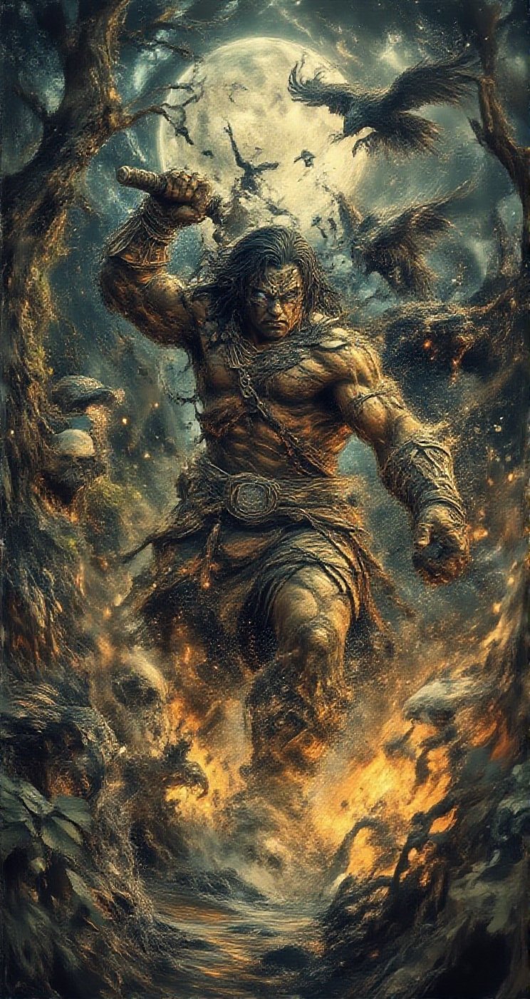 AI-generated image analyzed by PromptLens