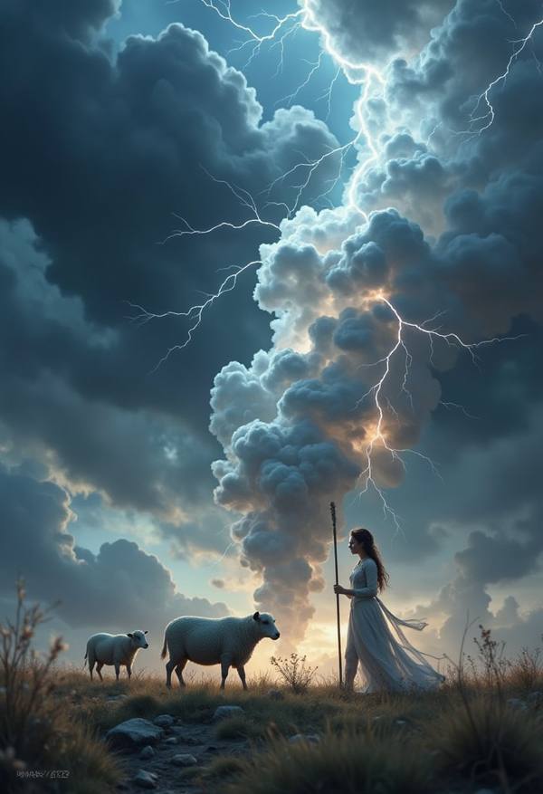 AI-generated image analyzed by PromptLens