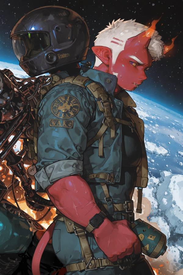 AI-generated image analyzed by PromptLens