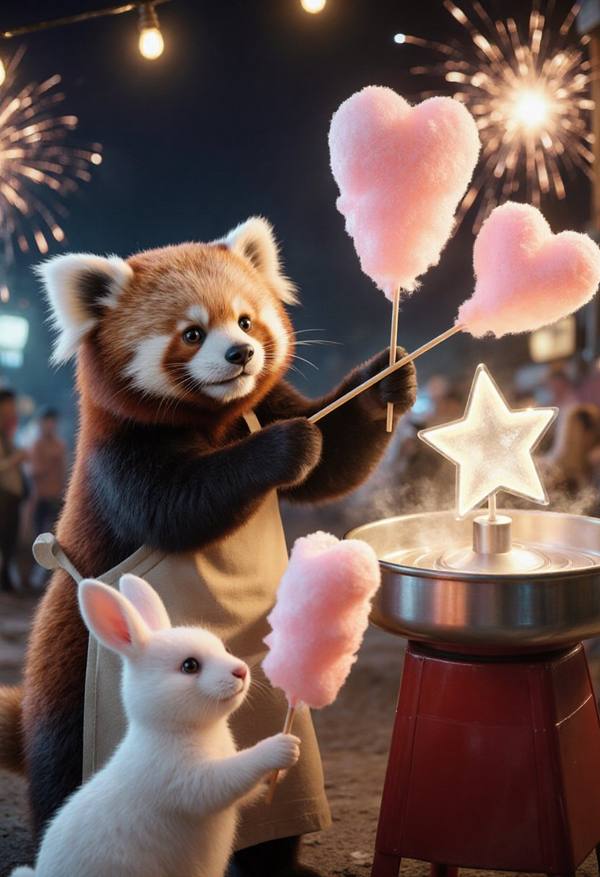 AI-generated image analyzed by PromptLens