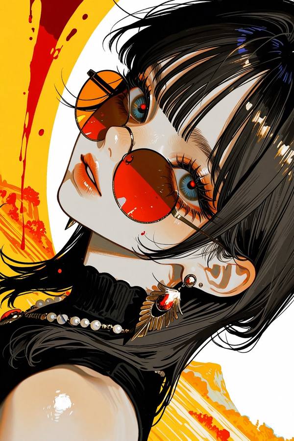 AI-generated image analyzed by PromptLens