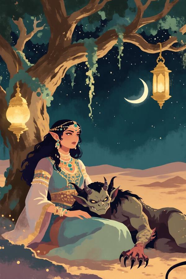 AI-generated image analyzed by PromptLens