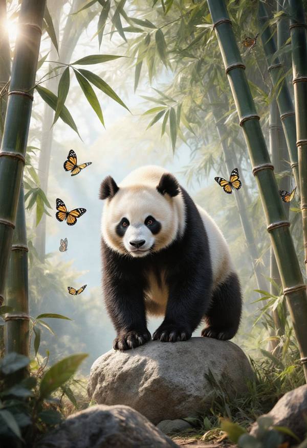 AI-generated image analyzed by PromptLens