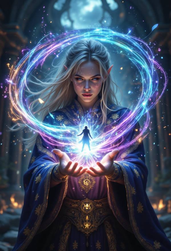 AI-generated image analyzed by PromptLens