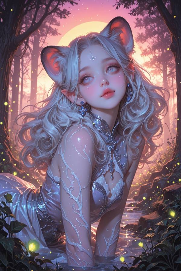 AI-generated image analyzed by PromptLens