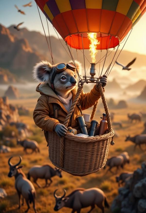 AI-generated image analyzed by PromptLens