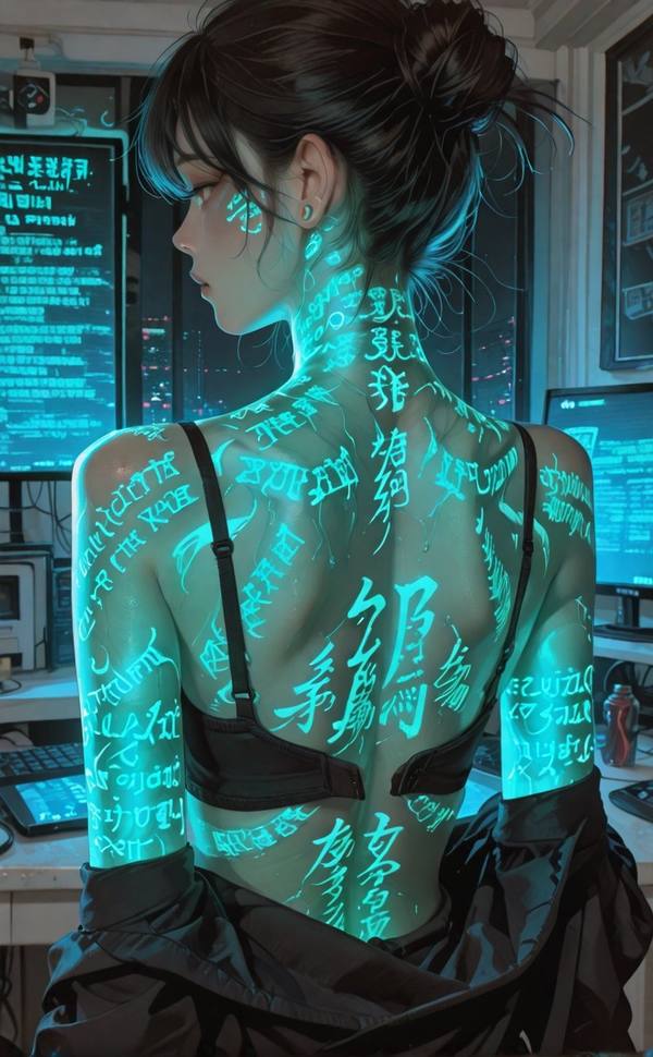 AI-generated image analyzed by PromptLens