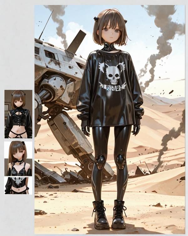 AI-generated image analyzed by PromptLens