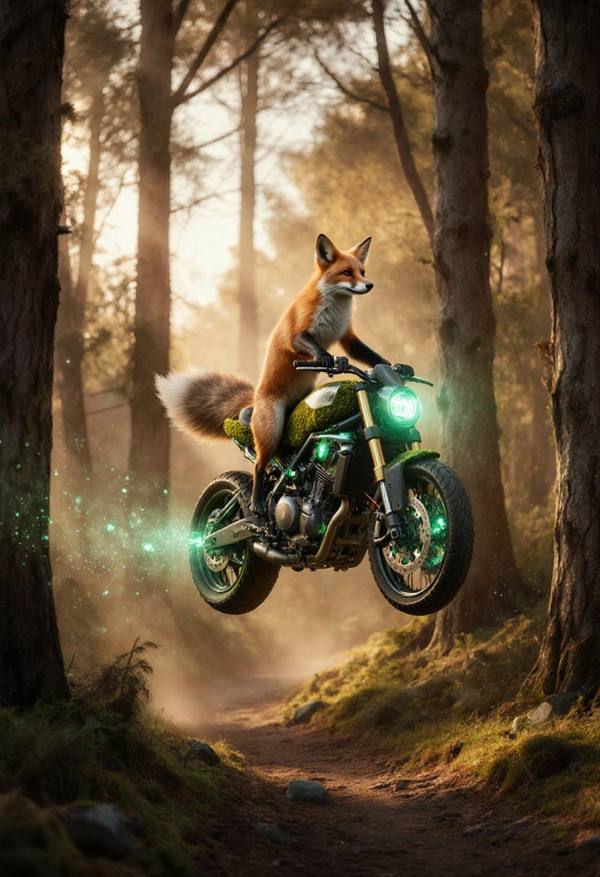 AI-generated image analyzed by PromptLens