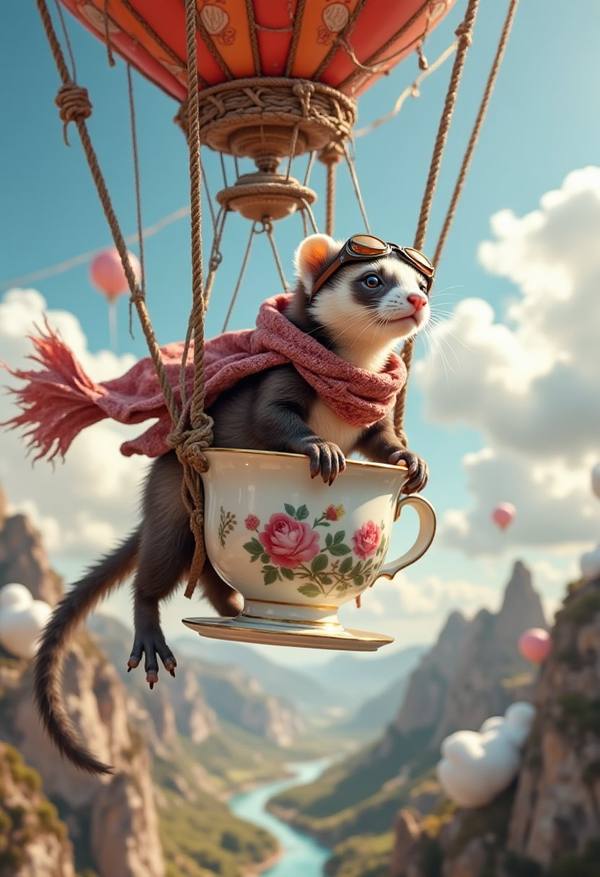 AI-generated image analyzed by PromptLens