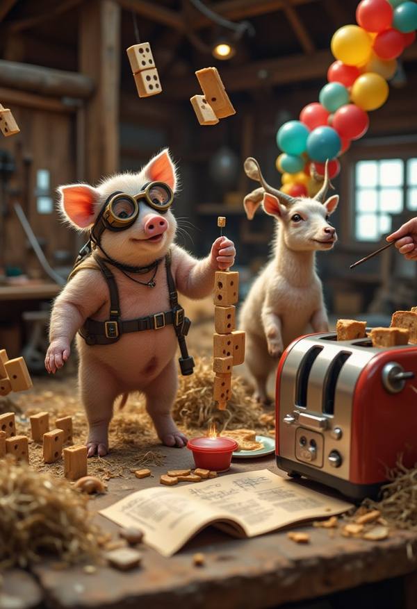 AI-generated image analyzed by PromptLens