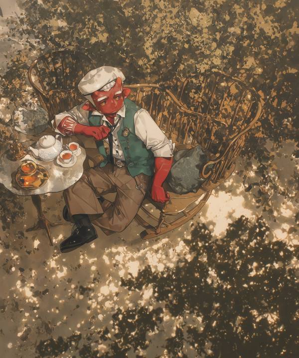 AI-generated image analyzed by PromptLens