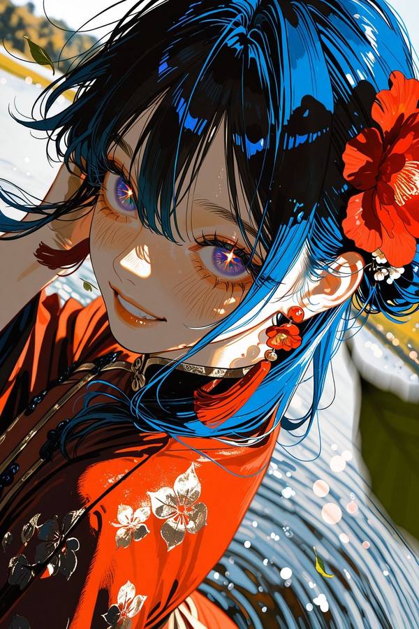 AI-generated image analyzed by PromptLens