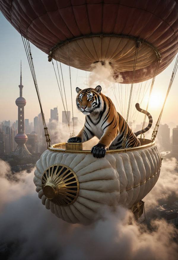 AI-generated image analyzed by PromptLens