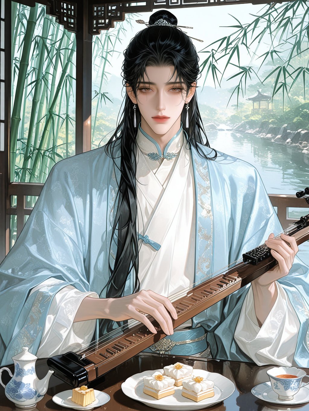 AI-generated image analyzed by PromptLens