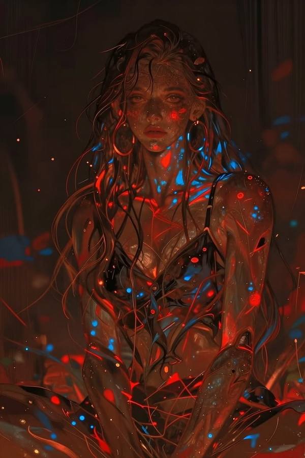 AI-generated image analyzed by PromptLens