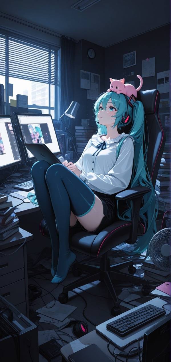 AI-generated image analyzed by PromptLens