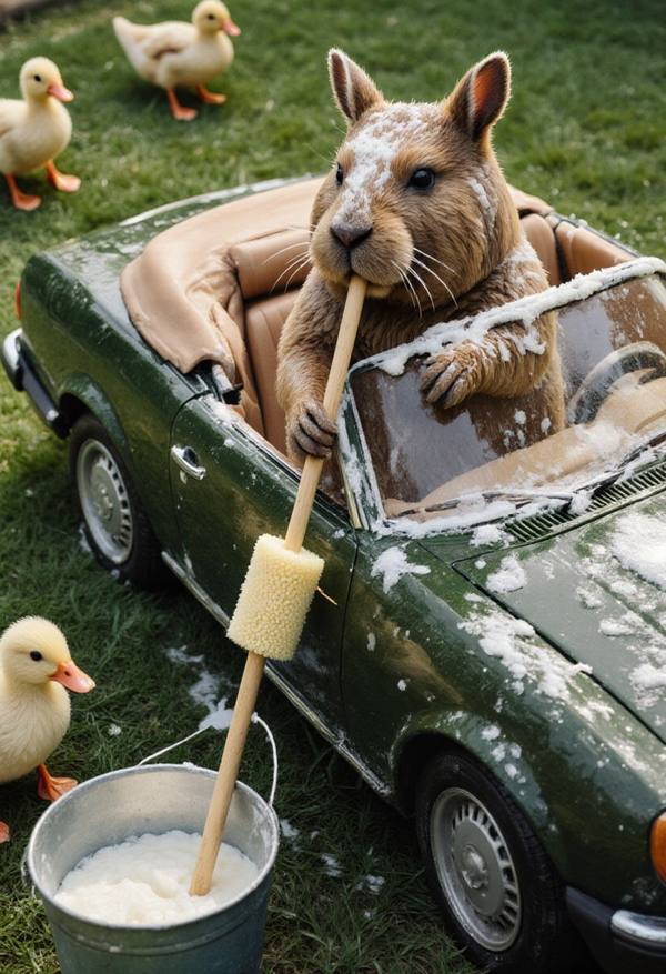 AI-generated image analyzed by PromptLens