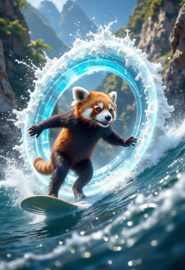 AI-generated image analyzed by PromptLens