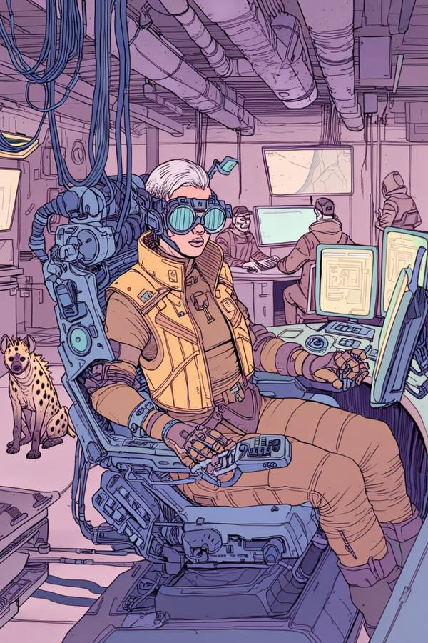 AI-generated image analyzed by PromptLens