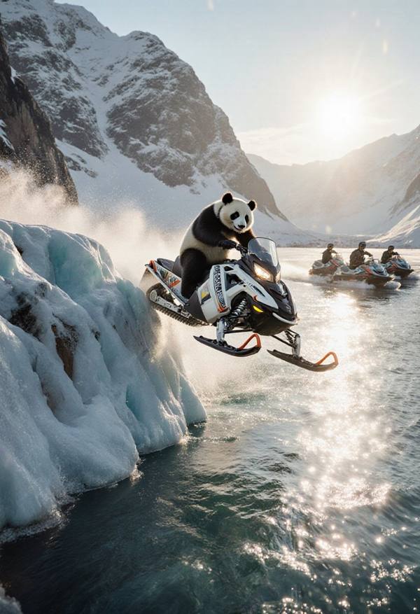 AI-generated image analyzed by PromptLens