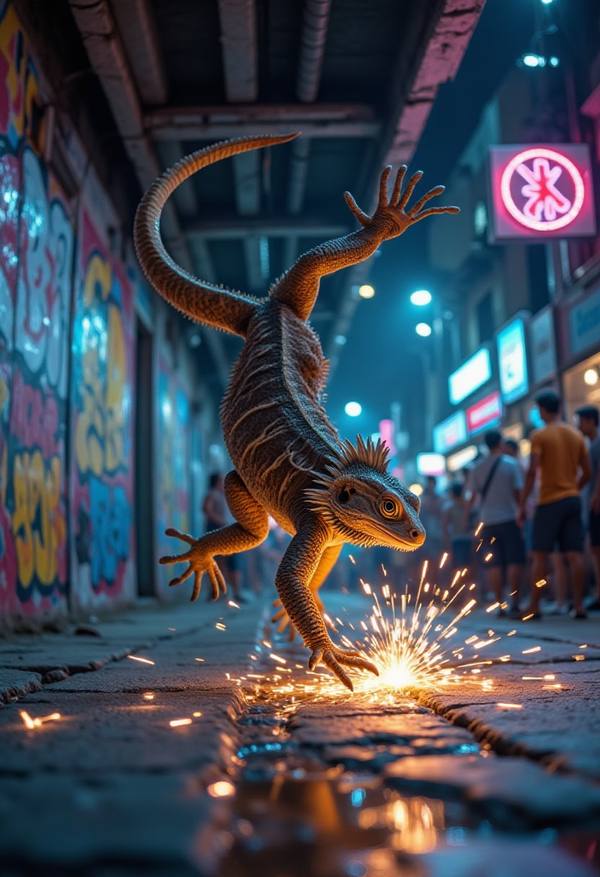 AI-generated image analyzed by PromptLens