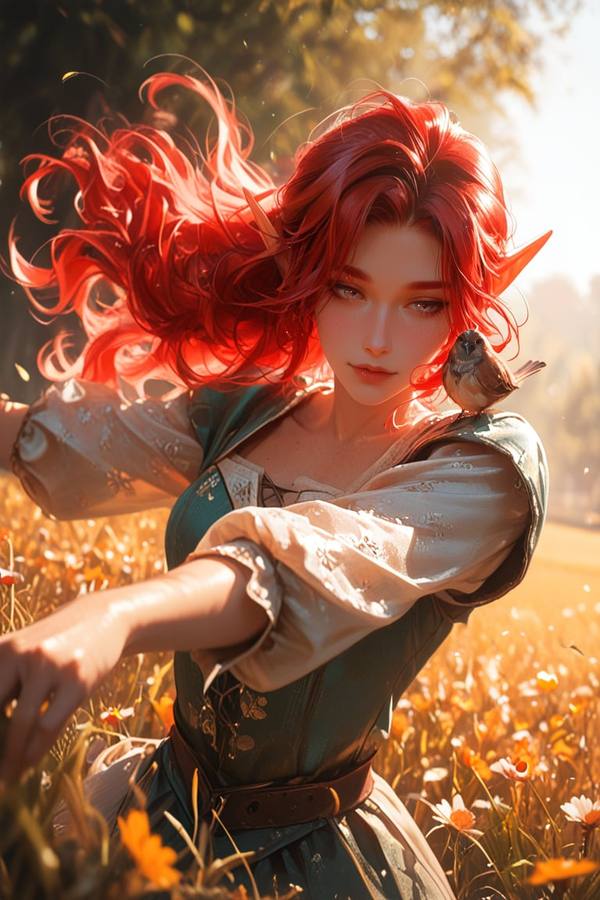 AI-generated image analyzed by PromptLens