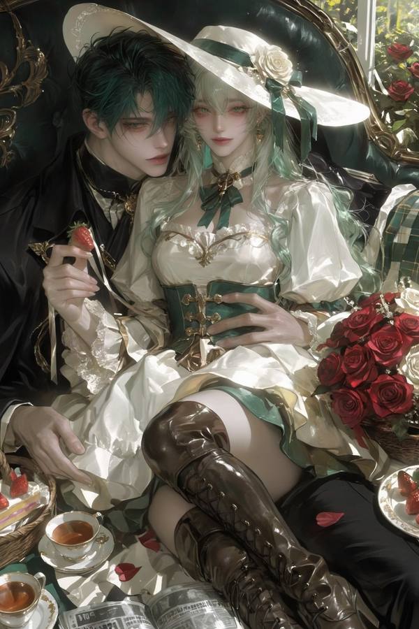 AI-generated image analyzed by PromptLens