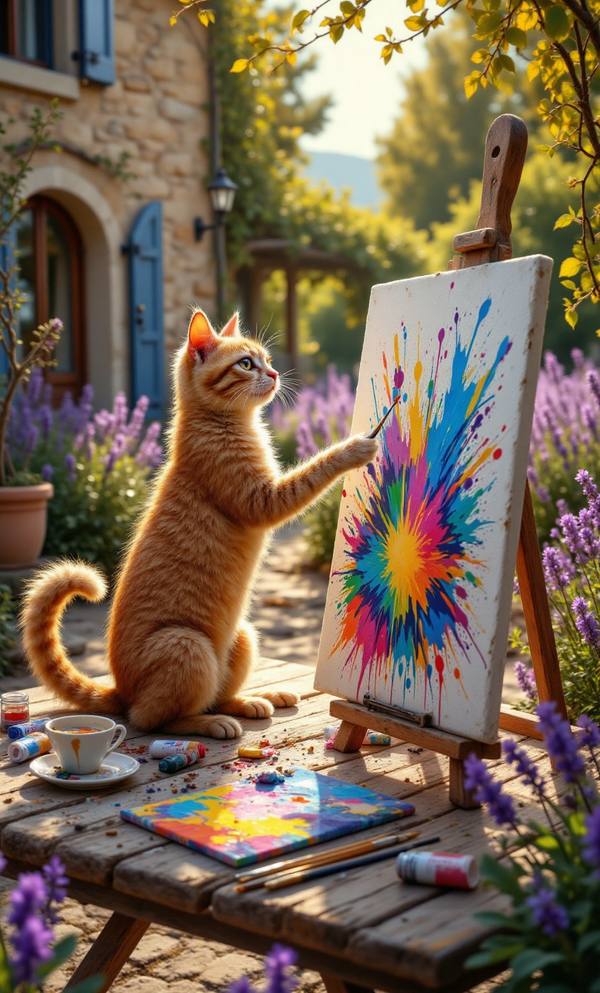 AI-generated image analyzed by PromptLens