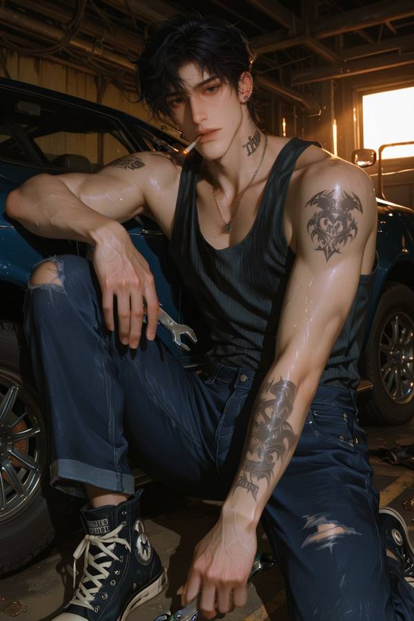 AI-generated image analyzed by PromptLens