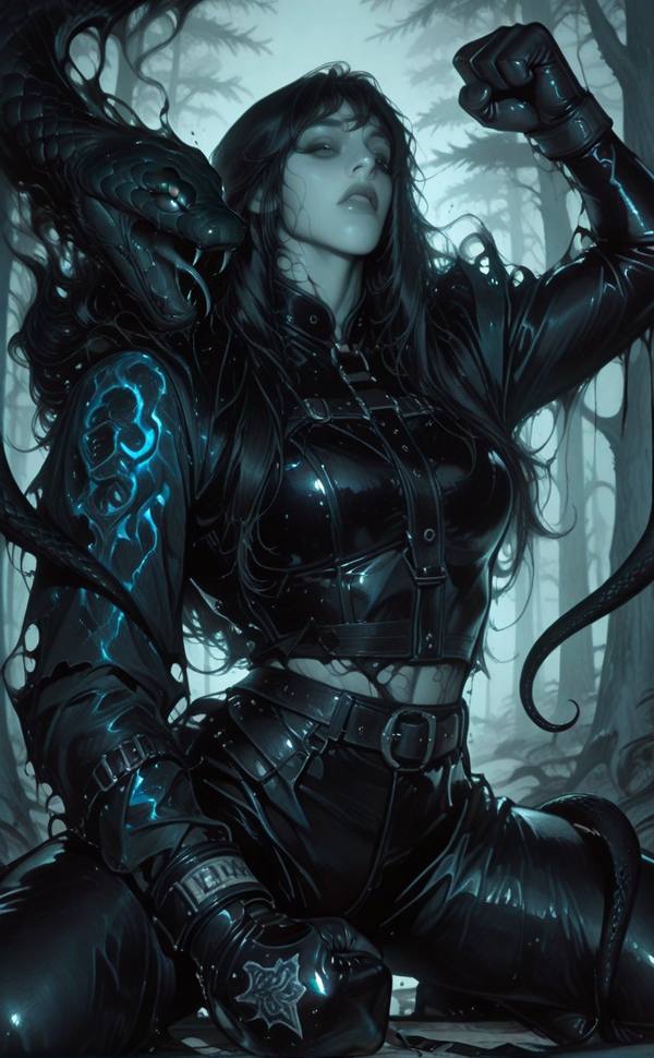 AI-generated image analyzed by PromptLens