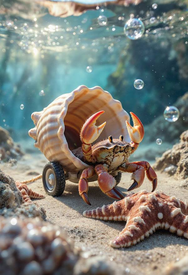 AI-generated image analyzed by PromptLens