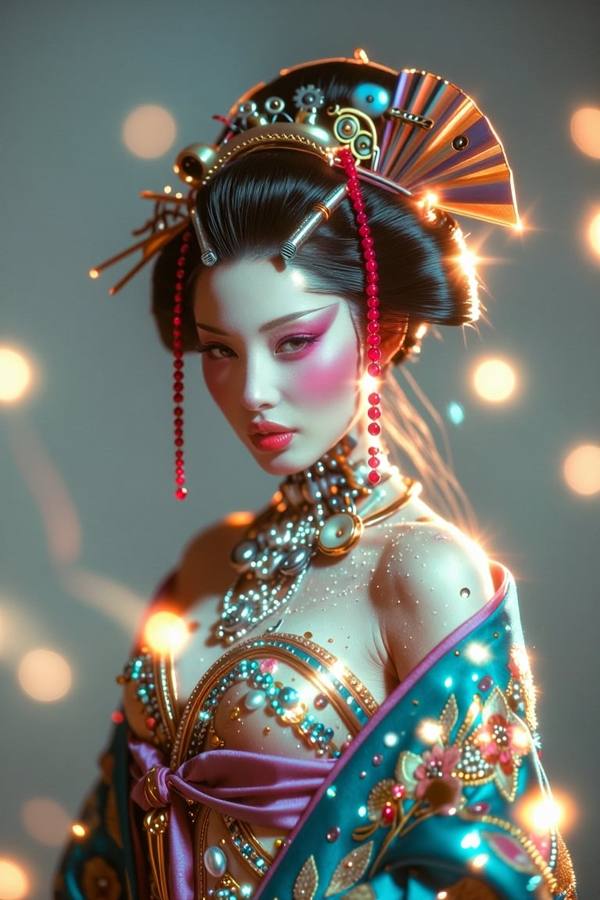 AI-generated image analyzed by PromptLens