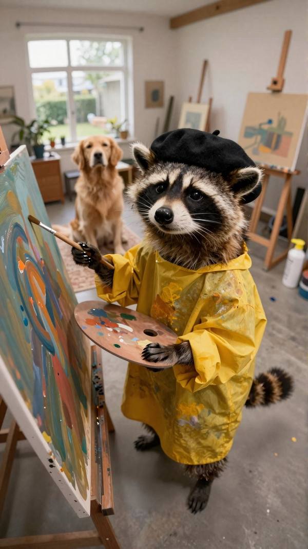 AI-generated image analyzed by PromptLens