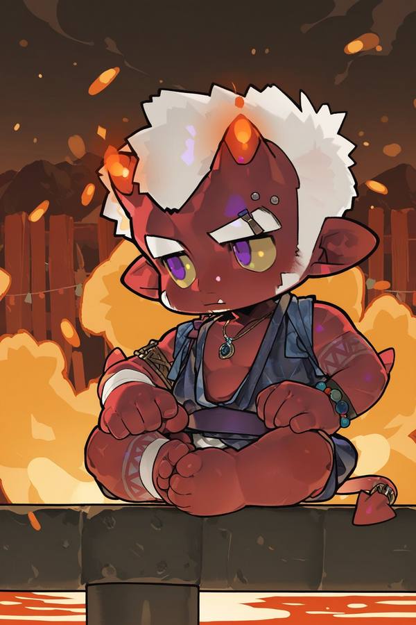 AI-generated image analyzed by PromptLens