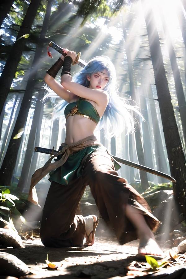 AI-generated image analyzed by PromptLens