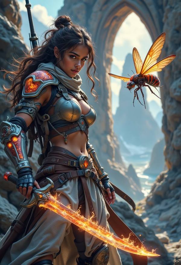 AI-generated image analyzed by PromptLens