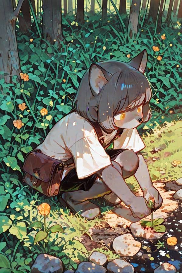 AI-generated image analyzed by PromptLens