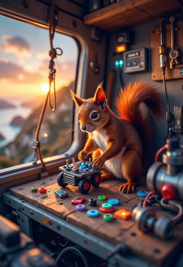 AI-generated image analyzed by PromptLens