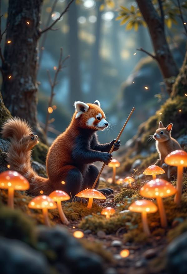 AI-generated image analyzed by PromptLens