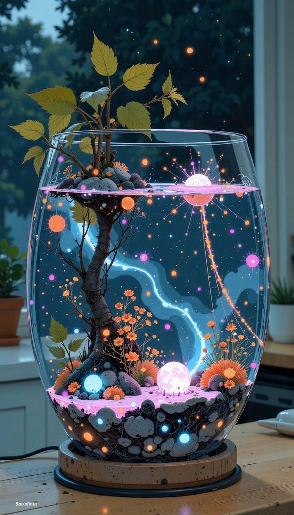 AI-generated image analyzed by PromptLens