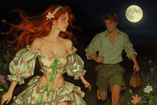 AI-generated image analyzed by PromptLens